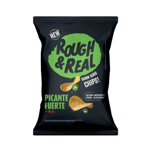 Rough & Real Chips Piquante Fuerte 125g