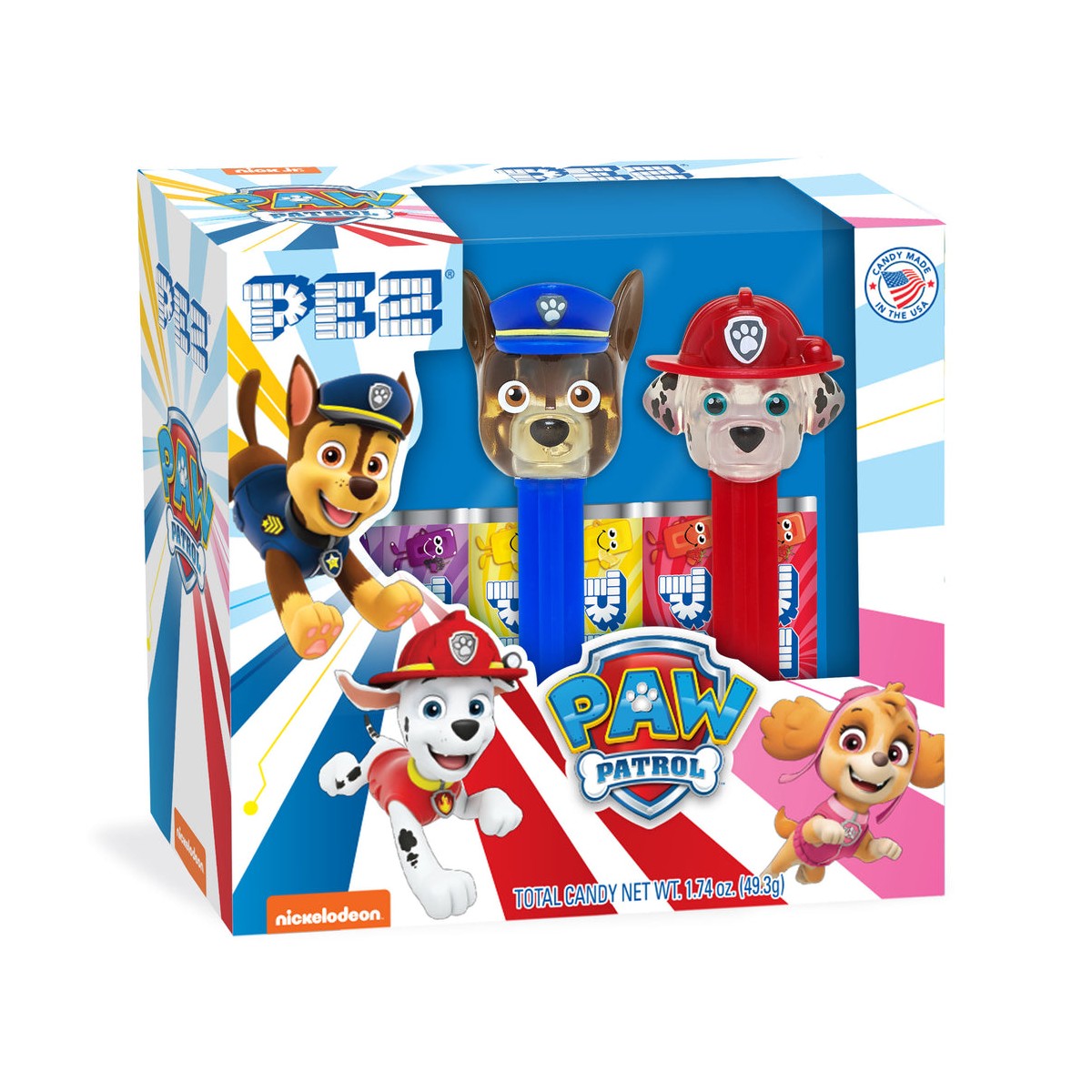 Coffret Collector PEZ  Pat' Patrouille version Cristal