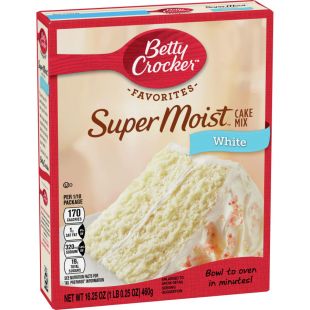 Super Moist Favorites White Cake Mix Betty Crocker