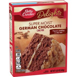 Super Moist German Chocolate Cake Mix Betty Crocker