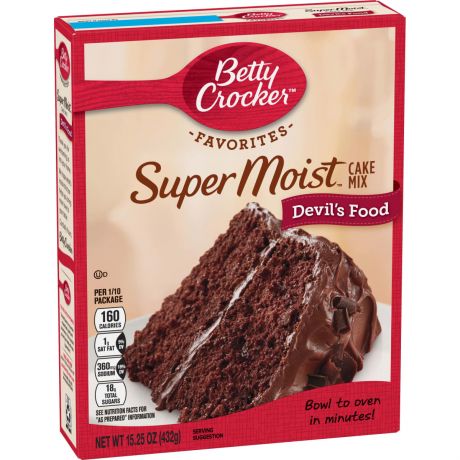 Super Moist Favorites Devil's Food Cake Mix Betty Crocker