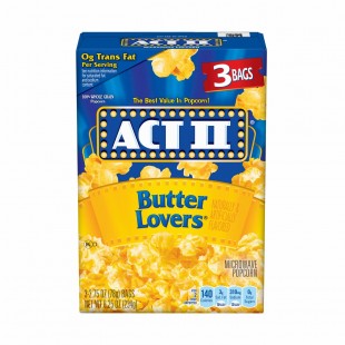 Act II Popcorn Butter Lovers Micro-ondes