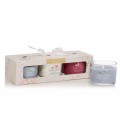  Coffret 3 Votives en Verre