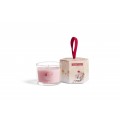 Coffret cadeau 1 votive en verre Snowflake Kisses