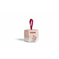 Coffret cadeau 1 votive en verre Snowflake Kisses