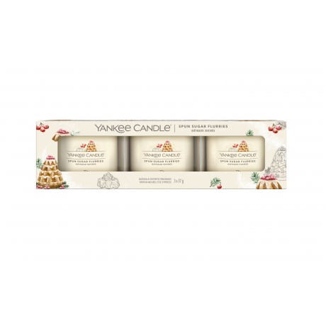  Coffret 3 Votives en Verre