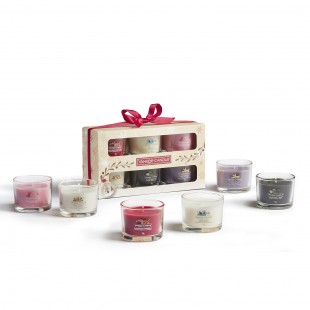 Coffret Cadeau 6 votives en verre