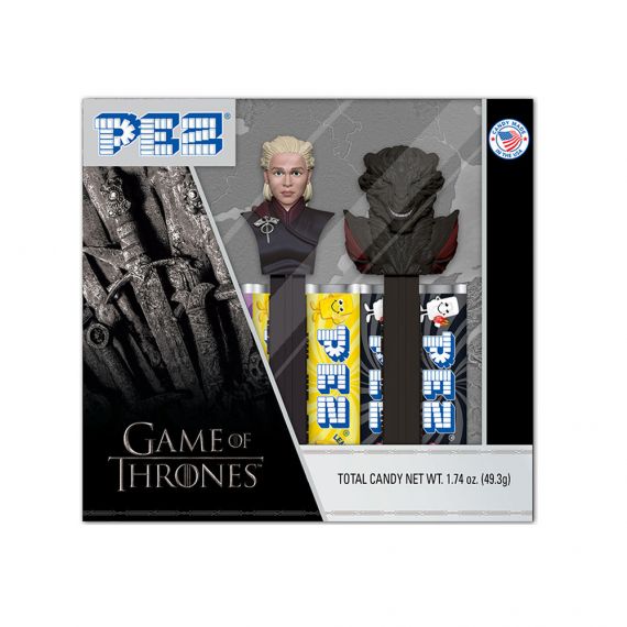 Coffret PEZ US Game of Throne Daenerys Targaryen & Drogon