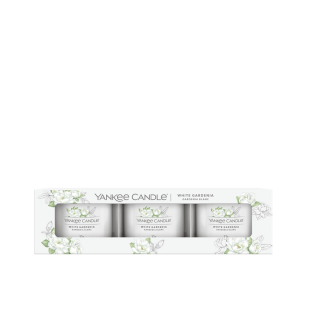 White Gardenia Coffret 3 Votives en Verre