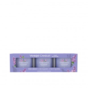 Lilac Blossom Coffret 3 Votives en Verre