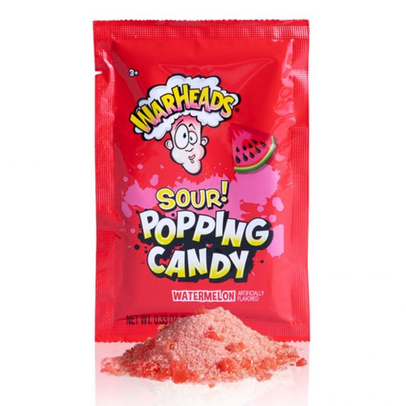 Warheads Sour Popping Candy Watermelon