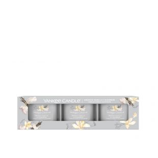 Smoked Vanilla & Cashmere Coffret 3 Votives en Verre