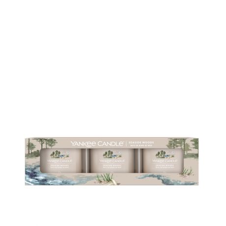 Seaside Woods Coffret 3 Votives en Verre