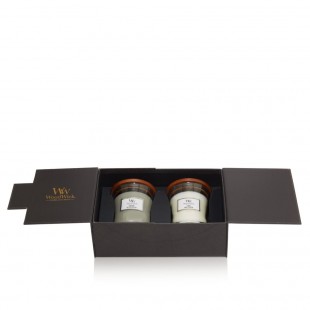 Coffret Cadeau 2 Bougies Woodwick