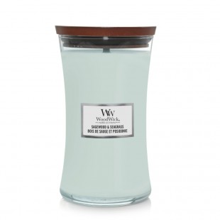 Sagewood & Seagrass Bougies WoodWick