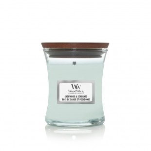 Sagewood & Seagrass Bougies WoodWick