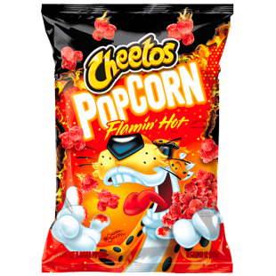 Cheetos flaming hot popcorn