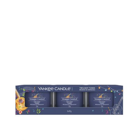 Twilight Tunes Coffret 3 Votives en Verre