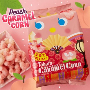 Tohato Caramel Corn Pêche