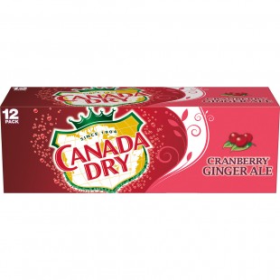 Canada Dry Cranberry Ginger Ale 12 Pack