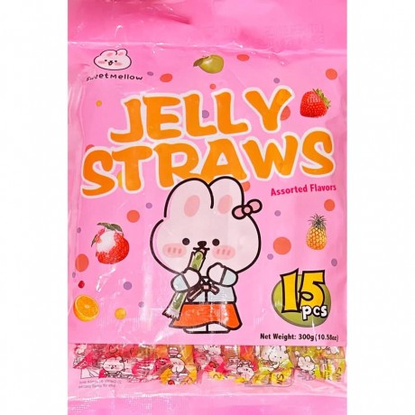 Jelly Straws Goûts Assortis