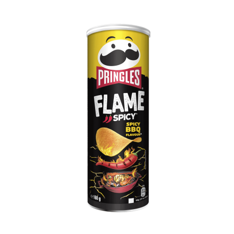 Pringles Flame Spicy BBQ