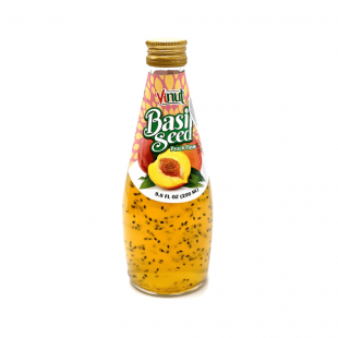Basil Seed Drink Peach