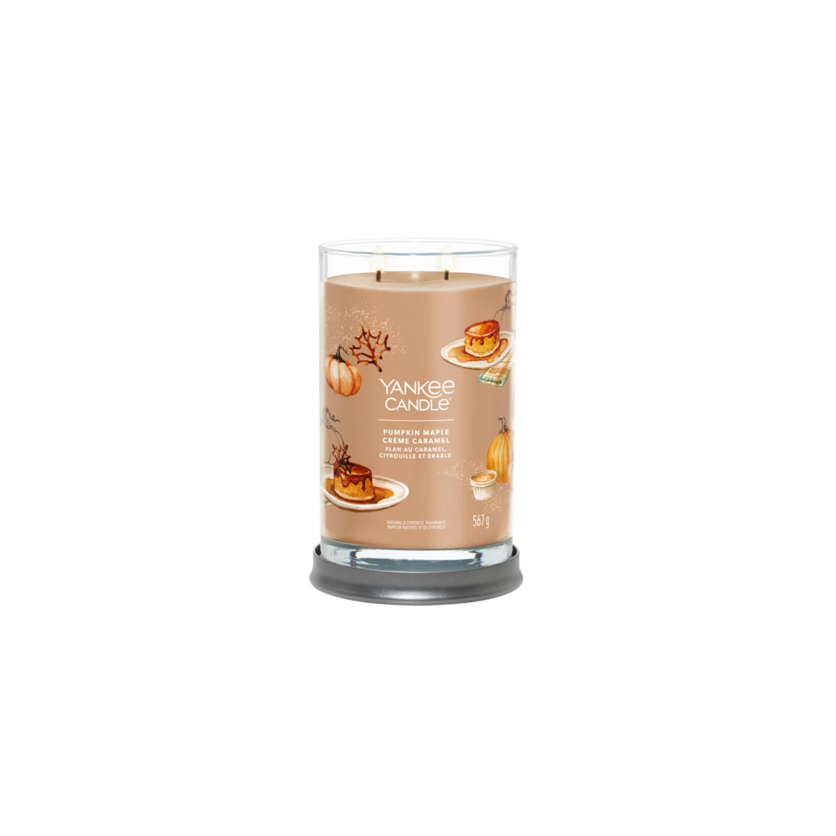 Vela aroma Pumpkin Maple Creme Caramel Yankee Candle - Aromara