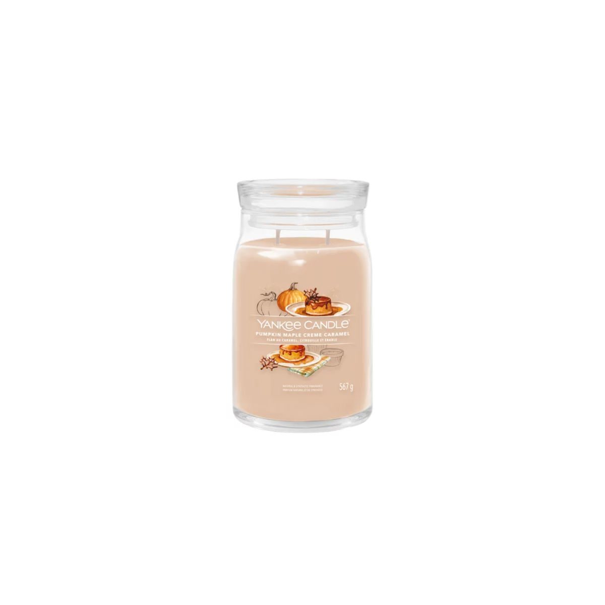 Vela aroma Pumpkin Maple Creme Caramel Yankee Candle - Aromara