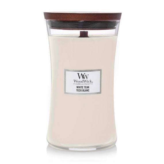 White Teck Bougies WoodWick