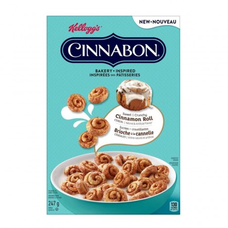 Cinnabon Sweet & Crunchy Cinnamon Roll Kellogg's