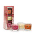 Coffret Cadeau 3 Votives en Verre