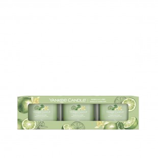 Vanilla Lime Coffret 3 Votives en Verre