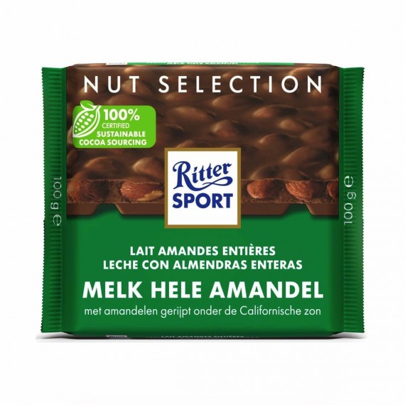 Ritter Sport Lait Amandes Entières