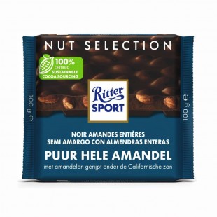 Ritter Sport Noir Amandes Entières