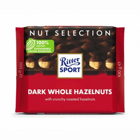 Ritter Sport Noir Noisettes Entières