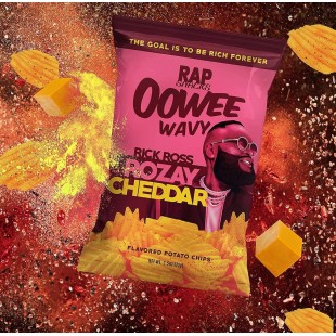 RICK ROSS Rosay Cheddar Chips Rap Snacks
