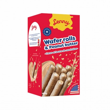 Wafer Rolls & Peanut Butter