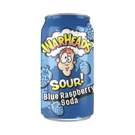 Warheads Sour Blue raspberry Soda