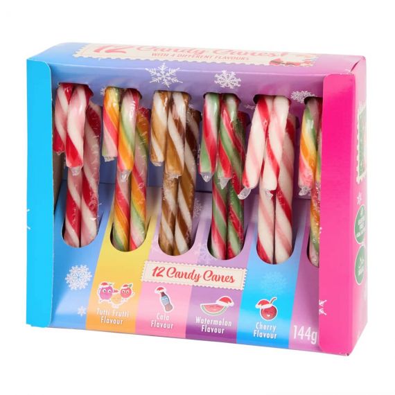 Candy Canes Goûts Variés