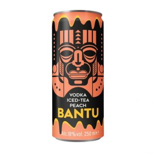 BANTU VODKA ICED TEA PECHE