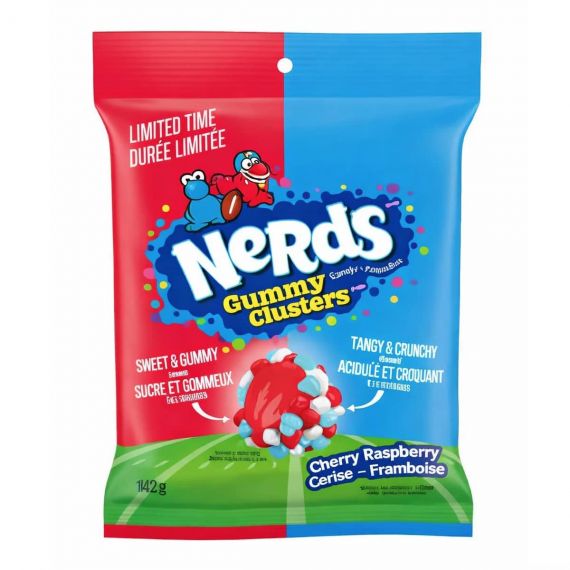 NERDS GUMMY CLUSTERS CHERRY RASPBERRY