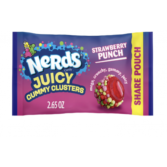 NERDS JUICY CLUSTERS STRAWBERRY PUNCH