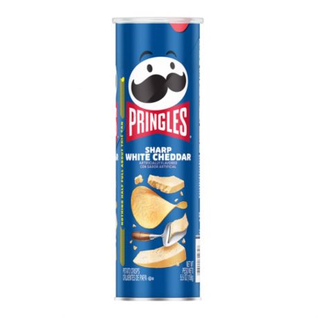 PRINGLES SHARP WHITE CHEDDAR