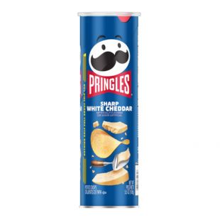 PRINGLES SHARP WHITE CHEDDAR