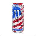 MONSTER USA ULTRA RED WHITE & BLUE RAZZ