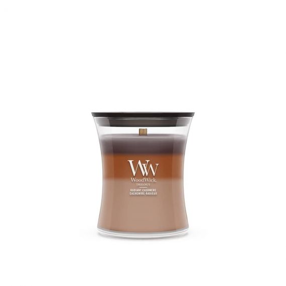 Radiant Cashemere Trilogy Bougies WoodWick