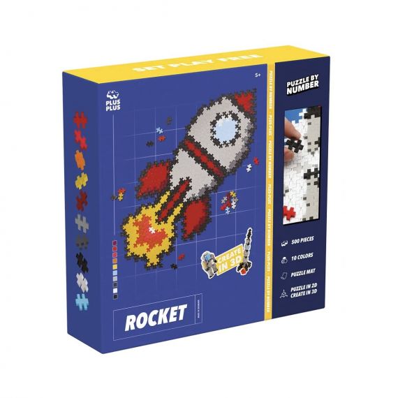 PLUS-PLUS PUZZLE ROCKET