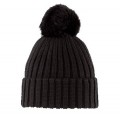 Bonnet pompon Noir