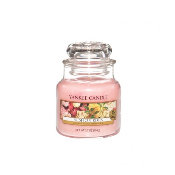 Bougie Petite Jarre Fresh Cut Roses Yankee Candle